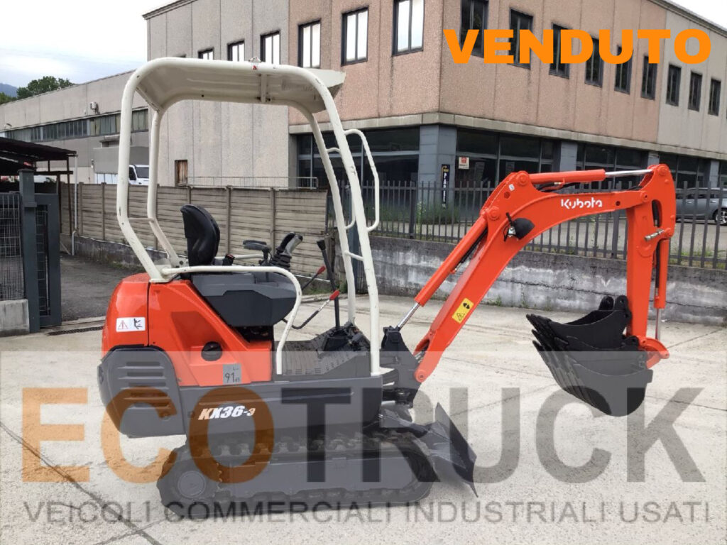 Miniescavatore Kubota KX 36-3